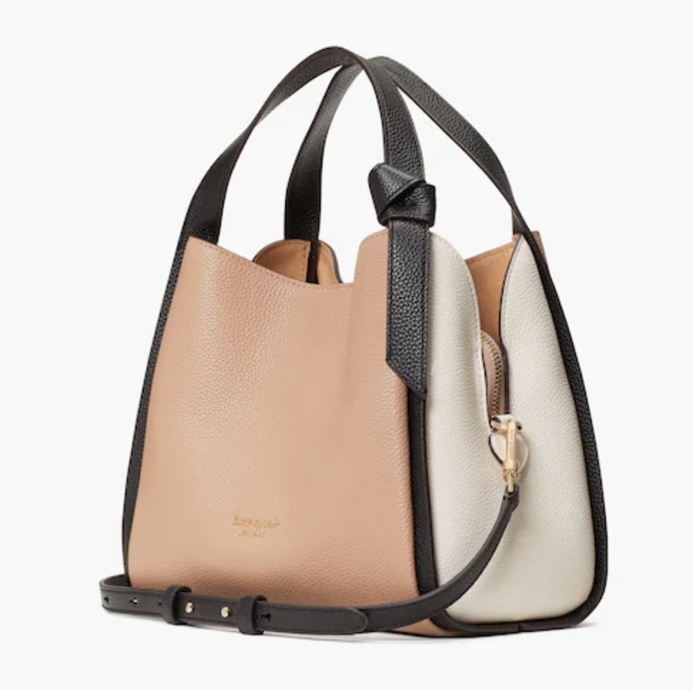 NWOT KATE SPADE KNOTT COLORBLOCKED MEDIUM CROSSBODY TOTE